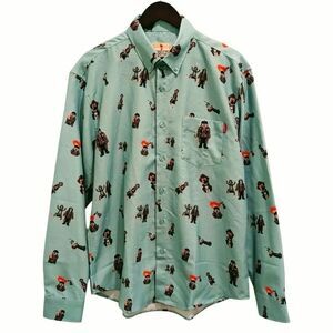 RSVLTS Home Alone "Wet Bandits" KUNUFLEX Button Down Shirt - Size Large